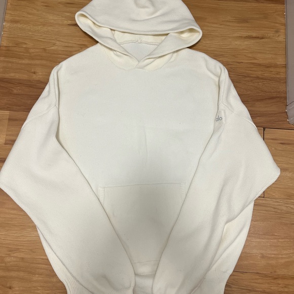 ALO Yoga Tops - Alo women's white hoodie